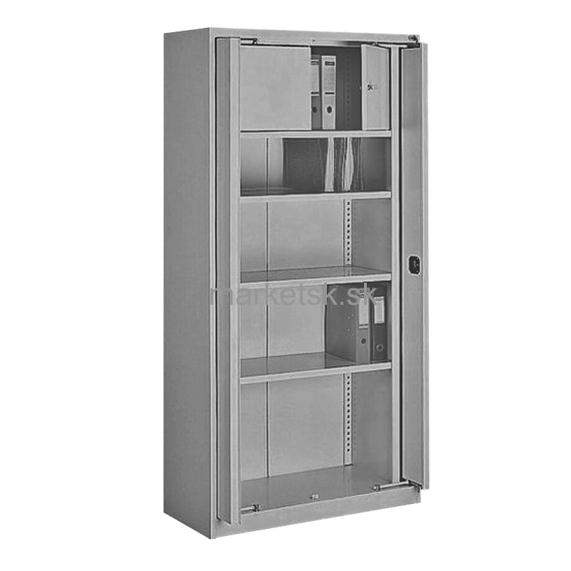 Kovová kancelárska skriňa OD002 - 199 x 100 x 43,5 cm